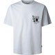 тениска,мъжки,тениски,pepe,jeans,presth,short,sleeve,t,shirt,white,(white)