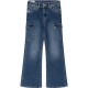 детски,панталони,pepe,jeans,slim,flare,cargo,jeans,blue
