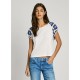 тениска,мъжки,тениски,дамски,тениски,pepe,jeans,verenice,short,sleeve,t,shirt,white,(mousse,white)