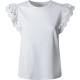 тениска,дамски,тениски,pepe,jeans,vic,short,sleeve,t,shirt,white,(white)