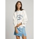 блуза,дамски,блузи,pepe,jeans,venus,sweatshirt,white