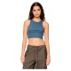 потник,дамски,топове,urban,classics,cropped,rib,sleeveless,top,2,units,blue,(vintage,blue,black)