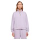 блуза,дамски,пуловери,дамски,плетени,дрехи,urban,classics,light,terry,half,zip,sweater,dusty,lilac,(purple)
