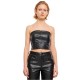 потник,дамски,топове,urban,classics,synthetic,leather,bandeau,sleeveless,top,black,(black)