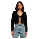 жилетка,дамски,пуловери,дамски,плетени,дрехи,urban,classics,tied,cropped,feather,cardigan,black,(black)