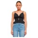 тениска,дамски,тениски,urban,classics,waffle,pique,ruffle,sleeveless,t,shirt,black,(black)