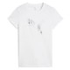 тениска,дамски,тениски,puma,ess,metallic,short,sleeve,t,shirt,puma,white,metallic,gold,(white)