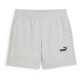 къси,панталони,дамски,панталони,puma,ess,small,no.,1,logo,5´´,sweat,shorts,grey,(light,grey,heather)