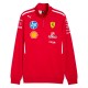 блуза,мъжки,пуловери,puma,scuderia,ferrari,team,half,zip,sweatshirt,red