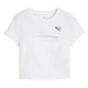 бебешка,тениска,мъжки,тениски,дамски,тениски,puma,wardrobe,ess,baby,cut,out,short,sleeve,t,shirt,white,(puma,white)