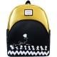 раница,раници,loungefly,75th,anniversary,snoopy,gang,flying,kite,backpack,black