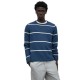 блуза,мъжки,пуловери,ecoalf,barco,sweater,blue,(blue,ecru,stripes)