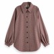 риза,с,дълъг,ръкав,дамски,блузи,дамски,ризи,scotch,&,soda,heritage,long,sleeve,shirt,brown
