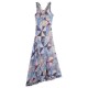 рокля,дамски,поли,и,рокли,scotch,&,soda,maxi,ruffle,dress,memory,(grey)