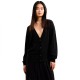 жилетка,дамски,пуловери,дамски,плетени,дрехи,armani,exchange,xw000122,af11956,cardigan,black,(black)