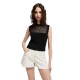 тениска,дамски,тениски,armani,exchange,xw000580,af12875,sleeveless,t,shirt,black,(blk,blk,monogram)