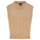 тениска,дамски,тениски,armani,exchange,xw000580,af12875,sleeveless,t,shirt,woodg,woodg,monogram,(beige)