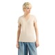 тениска,дамски,тениски,armani,exchange,xw000600,af10355,short,sleeve,v,neck,t,shirt,beige,(valley)
