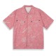 риза,с,къс,ръкав,мъжки,ризи,grimey,lone,hand,button,up,short,sleeve,shirt,pink