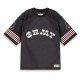 футболна,фланелка,мъжки,тениски,grimey,lone,hand,mesh,football,short,sleeve,t,shirt,black