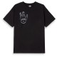 тениска,мъжки,тениски,grimey,peace,within,the,glitzy,grillz,regular,short,sleeve,t,shirt,black