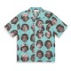 риза,с,къс,ръкав,мъжки,ризи,grimey,the,midnite,button,up,short,sleeve,shirt,blue