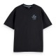 тениска,мъжки,тениски,scotch,&,soda,180050,relaxed,fit,short,sleeve,t,shirt,black