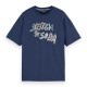 тениска,мъжки,тениски,scotch,&,soda,180058,relaxed,fit,short,sleeve,t,shirt,atlantic,blue,(blue)