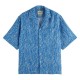 риза,с,къс,ръкав,мъжки,ризи,scotch,&,soda,180331,relaxed,fit,short,sleeve,shirt,blue