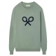 блуза,мъжки,пуловери,silbon,jersey,raqueta,frontal,sweater,green