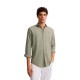 риза,с,дълъг,ръкав,мъжки,ризи,silbon,sport,soft,long,sleeve,shirt,khaki,(green)