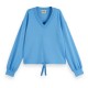 блуза,дамски,блузи,scotch,&,soda,modal,sweatshirt,blue,(aqua,blue)
