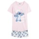 тениска,детски,пижами,stitch,stitch,short,sleeve,pyjama,t,shirt,pink,(pink)