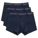 боксерки,мъжко,бельо,gant,900023003,boxers,3,units,marine,(blue)
