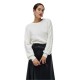 блуза,дамски,пуловери,дамски,плетени,дрехи,salsa,jeans,21009340,regular,fit,sweater,white