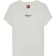 тениска,дамски,тениски,tommy,jeans,essential,logo2,slim,fit,short,sleeve,t,shirt,white,(ecru)