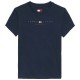 тениска,дамски,тениски,tommy,jeans,us,linear,slim,fit,short,sleeve,t,shirt,dark,night,navy,(blue)