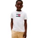 тениска,детски,тениски,tommy,hilfiger,script,flag,print,short,sleeve,t,shirt,white