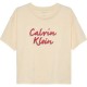 тениска,детски,тениски,calvin,klein,jeans,boxy,metallic,logo,short,sleeve,t,shirt,beige