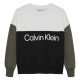 блуза,детски,блузи,calvin,klein,jeans,terry,blocking,sweatshirt,multicolor,(ck,black,olive,white)