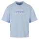 тениска,мъжки,тениски,karl,kani,chrome,logo,crop,short,sleeve,t,shirt,blue,(blue)