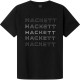 тениска,мъжки,тениски,hackett,gradient,short,sleeve,t,shirt,black,(black)