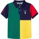 детски,блузи,с,яка,hackett,heritage,multi,panel,short,sleeve,polo,green,(grass,green)