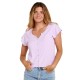 риза,с,къс,ръкав,дамски,блузи,дамски,ризи,rip,curl,amantea,rib,short,sleeve,shirt,lilac,(purple)