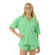 риза,с,къс,ръкав,дамски,блузи,дамски,ризи,rip,curl,las,dalias,terry,short,sleeve,shirt,green
