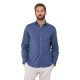 риза,с,дълъг,ръкав,мъжки,ризи,façonnable,voile,long,sleeve,shirt,blue