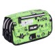 канцеларски,принадлежности,milan,4,zipped,pencil,case,with,a,flap,tandem,2,special,series,green,(multicolor)
