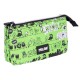 канцеларски,принадлежности,milan,5,pocket,pencil,case,tandem,2,special,series,green,(multicolor)