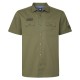 риза,с,къс,ръкав,мъжки,ризи,petrol,industries,m,1050,sis4110,plus,size,short,sleeve,shirt,green