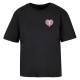 тениска,мъжки,тениски,miss,tee,heart,cage,rose,short,sleeve,t,shirt,black,(black)